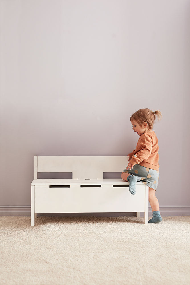 KIDS CONCEPT. Sofa with storage white STAR