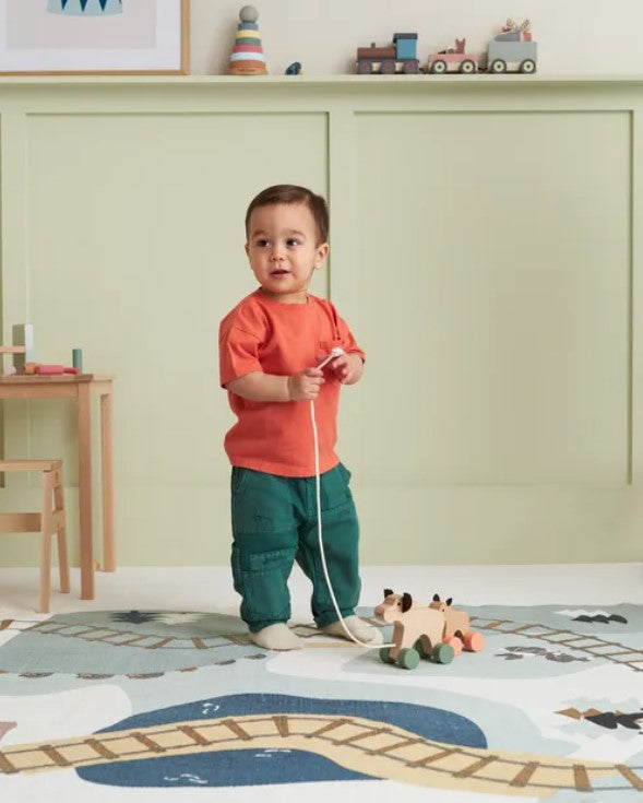 KIDS CONCEPT. Ξύλινη τρεχαλίτσα Τάρανδοι EDVIN