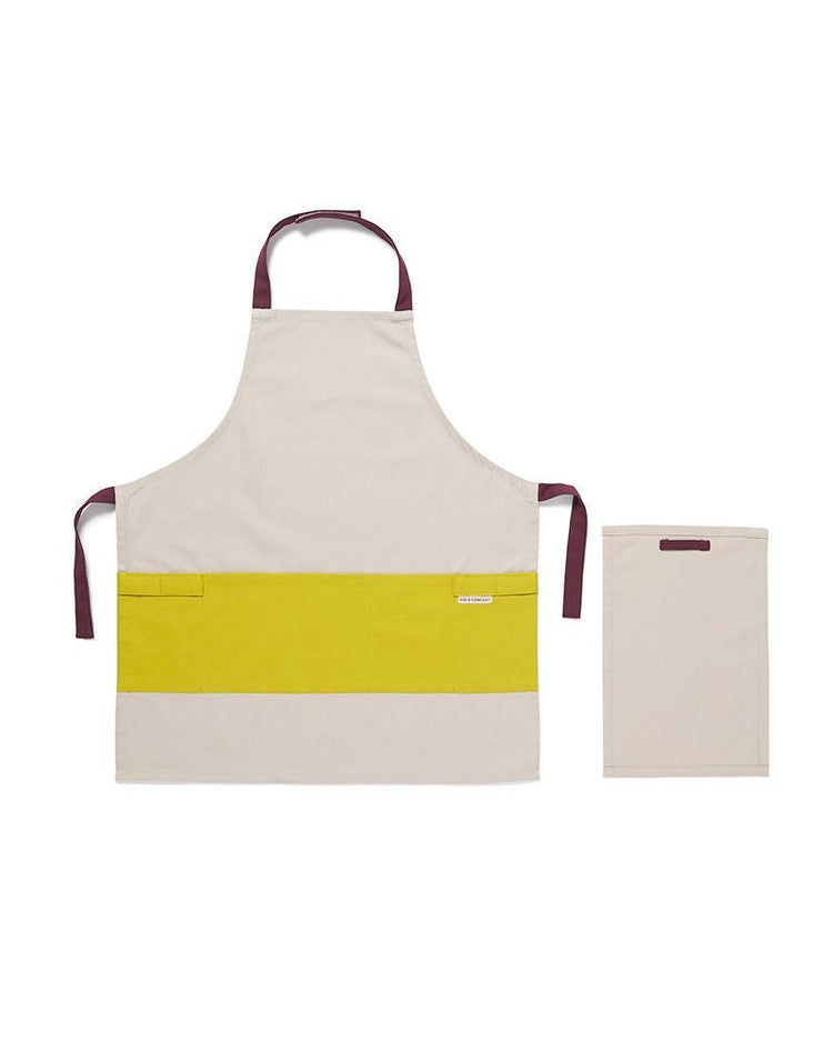 KIDS CONCEPT. Apron set grey KID'S HUB