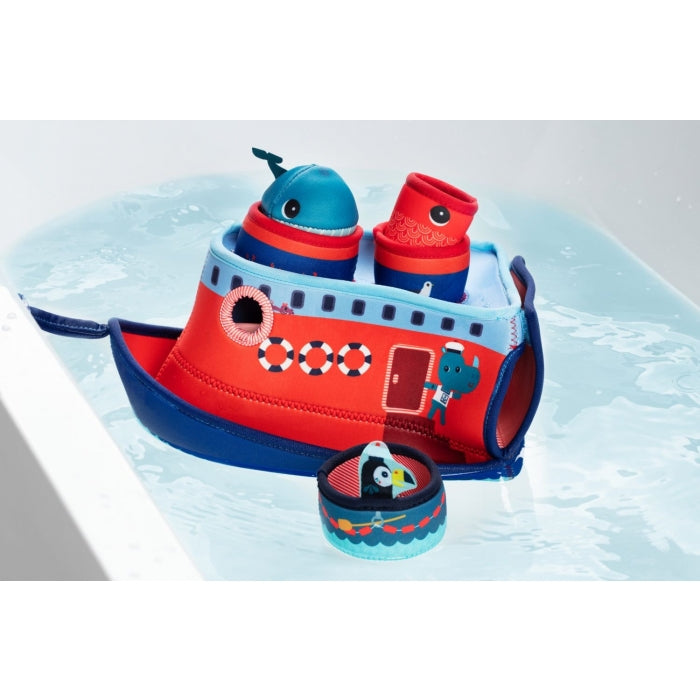 LILLIPUTIENS- Υφασμάτινο πλοίο με φιγούρες Μάριους