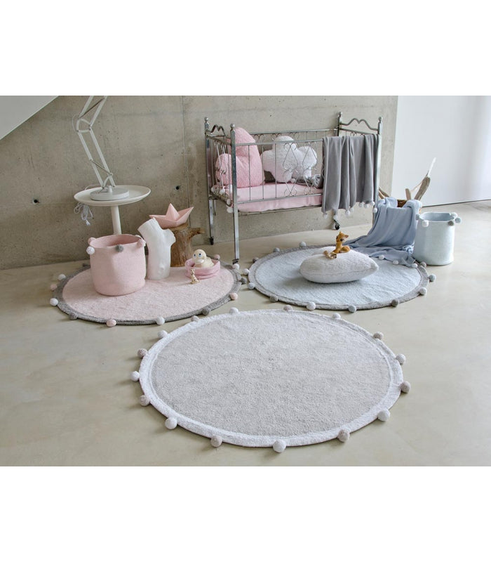 Lorena Canals. Καλάθι αποθήκευσης Bubbly (ροζ)