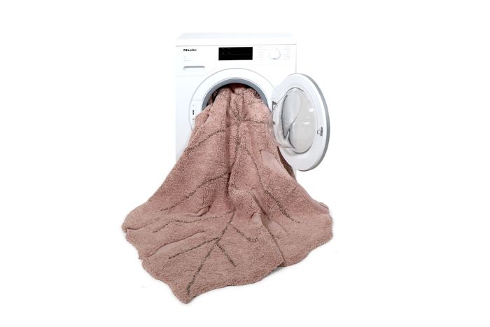 Lorena Canals. Χαλί δωματίου Φύλλο Monstera Vintage Nude. 120X180