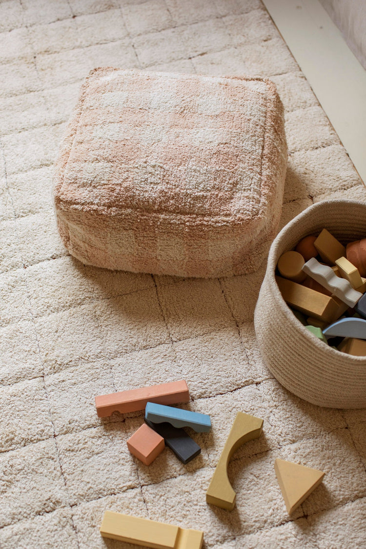 Lorena Canals. Πουφ Vichy Rose