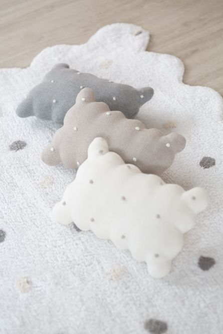 Lorena Canals. Μαξιλάρι Biscuit Grey