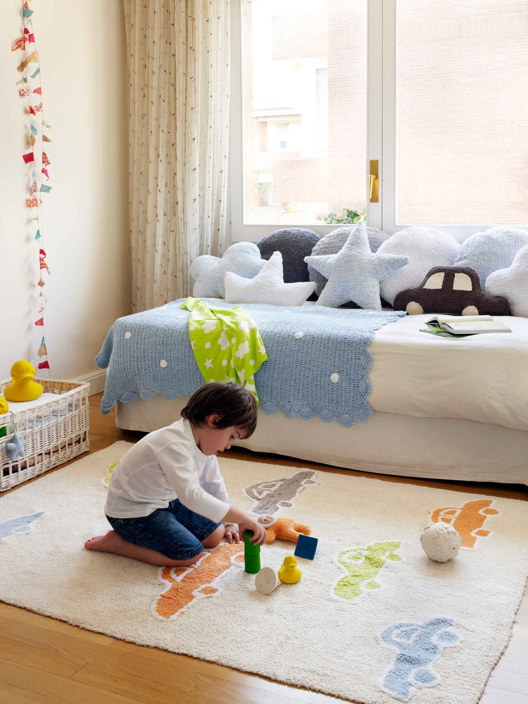 Lorena Canals. Μαξιλάρι σύννεφο γαλάζιο