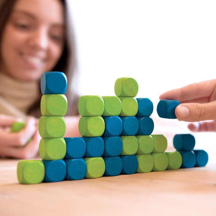 MILANIWOOD. Ξύλινο επιτραπέζιο παιχνίδι Ένωσε τους κύβους