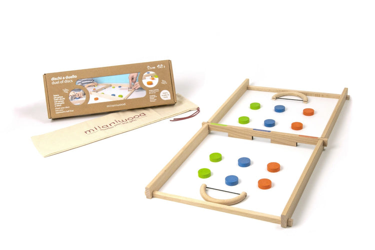 MILANIWOOD. Ξύλινο επιτραπέζιο παιχνίδι «Δισκομαχία»