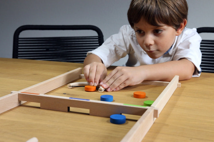 MILANIWOOD. Ξύλινο επιτραπέζιο παιχνίδι «Δισκομαχία»