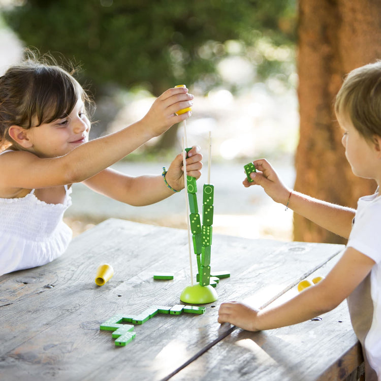 MILANIWOOD. Ξύλινο επιτραπέζιο παιχνίδι Ντόμινο Τουλίπες