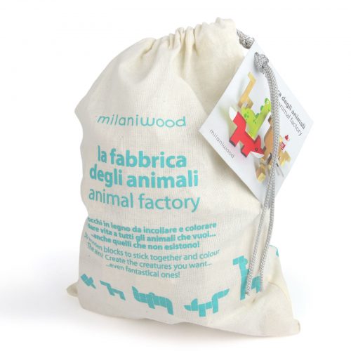 MILANIWOOD. Ξύλινο παιχνίδι δημιουργίας Εργαστήριο ζώων