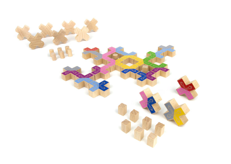 MILANIWOOD. Ξύλινο επιτραπέζιο παιχνίδι Κόλλα πέντε