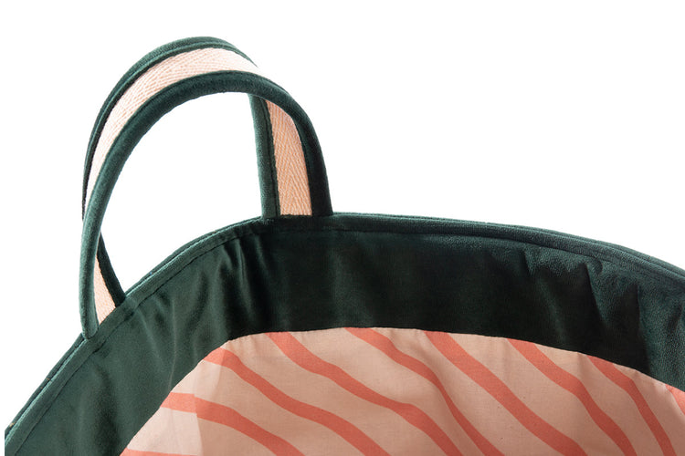 VELVET. Υφασμάτινο Καλάθι Παιχνιδιών Savanna Μεγάλο Jungle Green