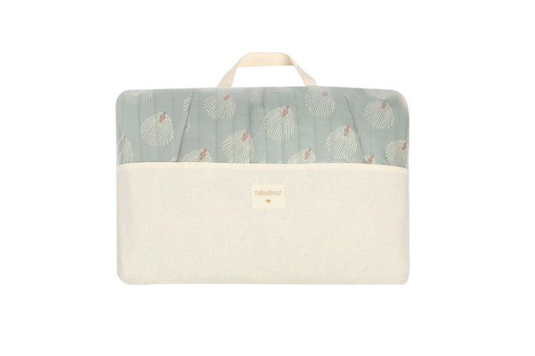 GROWING GREEN. Μαξιλάρι για βρεφικό ριλάξ White Gatsby/Antique Green