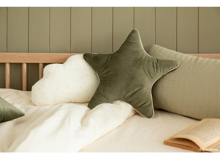 VELVET. Μαξιλάρι αστέρι Aristote 40*40cm Olive Green
