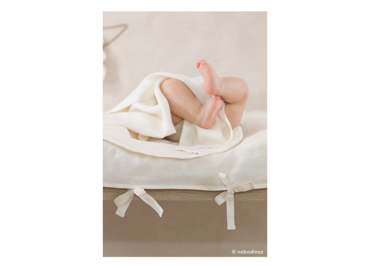 LIN. Κάλυμμα αλλαξιέρας 70x50 Off White