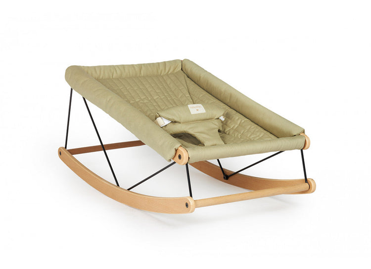 GROWING GREEN. Μαξιλάρι για βρεφικό ριλάξ Linden Green