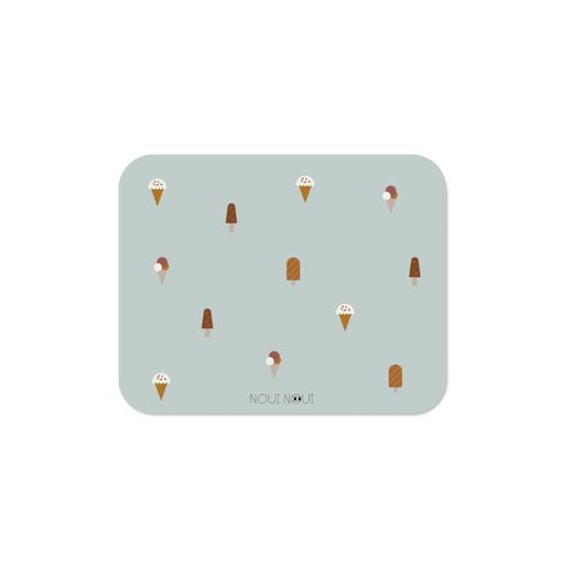 NOUI NOUI. Σουπλά σιλικόνης - Ice cream - Grey