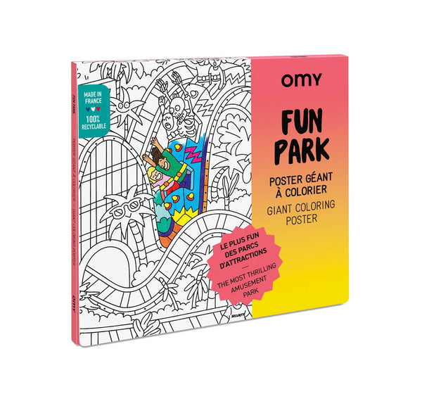 OMY. Giant Coloring Poster Fun Park –