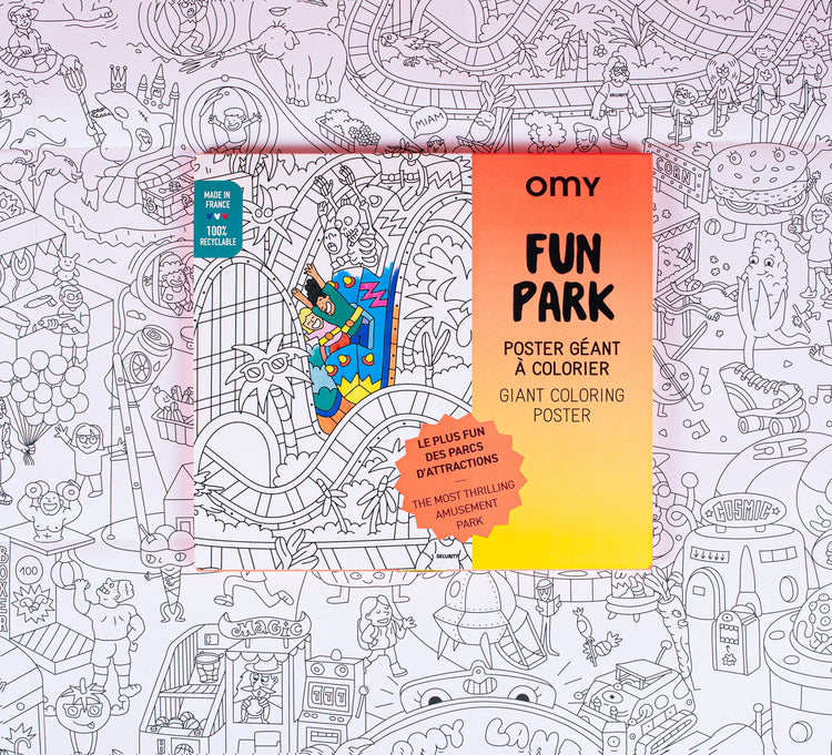 OMY. Αφίσα γίγας για ζωγραφική Fun Park