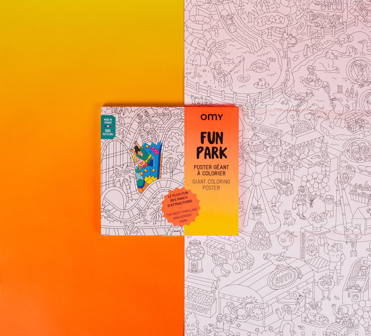 OMY. Αφίσα γίγας για ζωγραφική Fun Park