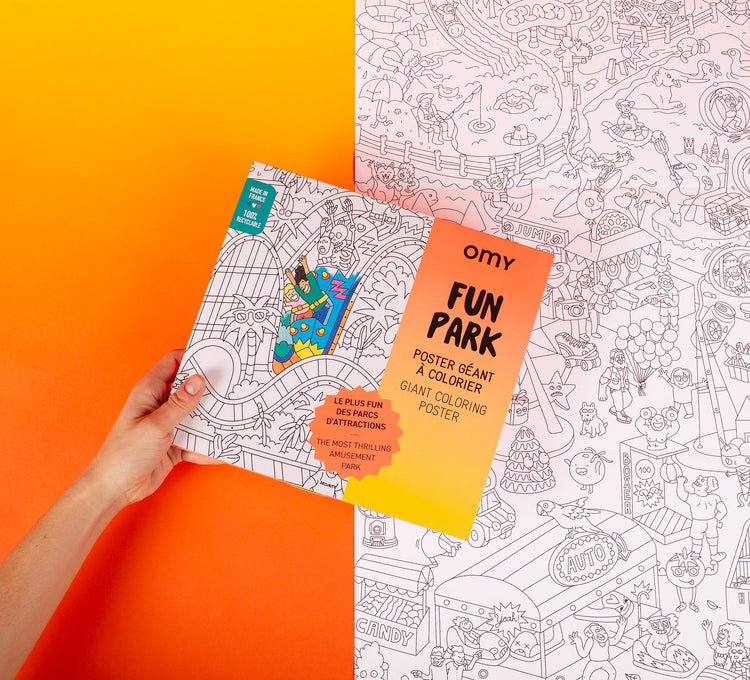 OMY. Αφίσα γίγας για ζωγραφική Fun Park