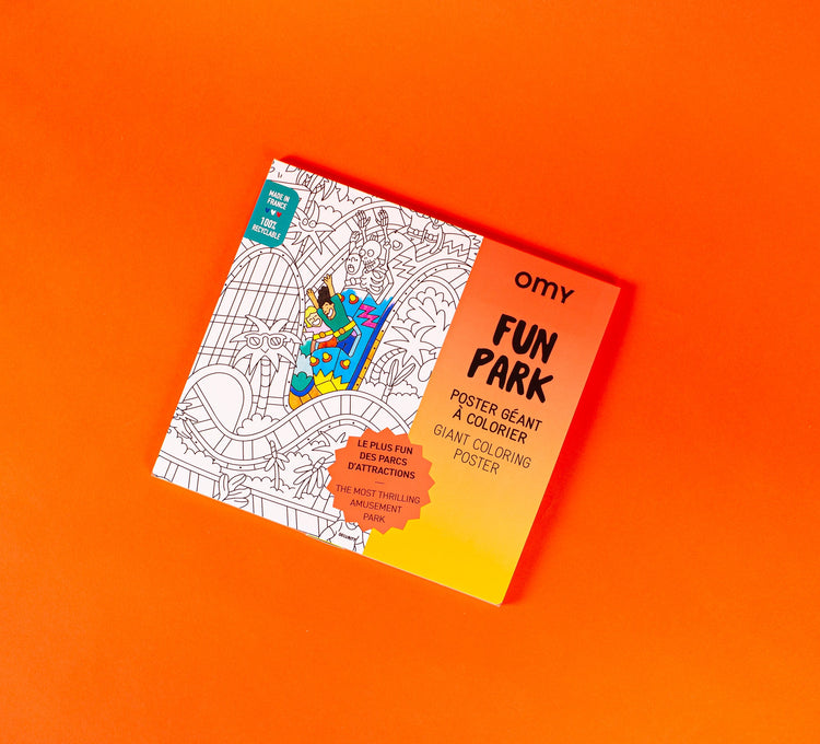 OMY. Αφίσα γίγας για ζωγραφική Fun Park