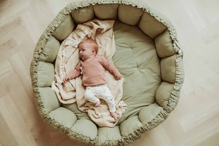 PLAY&GO. Στρώμα παιχνιδιού μαλακό - βρεφική φωλιά - τσάντα 3 σε 1. Meadow Green