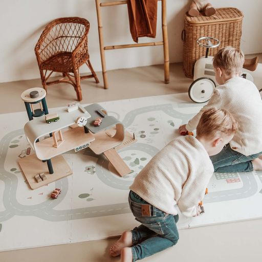 PLAY&GO. Στρωματάκι-παζλ διπλής όψης - κουτί αποθήκευσης - Δρόμος