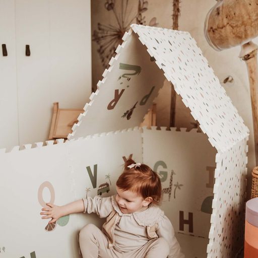 PLAY&GO. Στρωματάκι-παζλ διπλής όψης - κουτί αποθήκευσης - Αλφάβητο