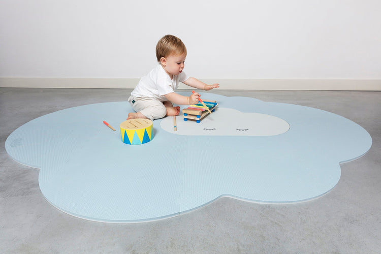 Quut. Δάπεδο παιχνιδιού Σύννεφο μεγάλο 175Χ145 (γαλάζιο)