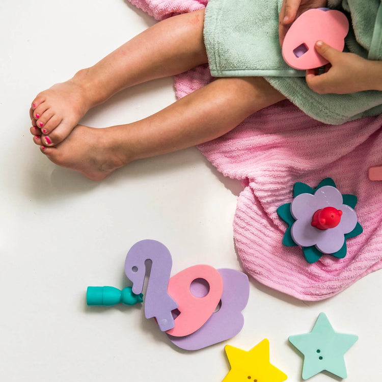 Quut. Παιχνίδι μπάνιου Puzzle Friends Η Λίμνη των Κύκνων