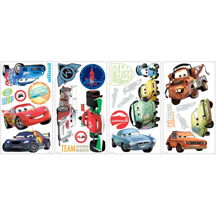 RoomMates. Αυτοκόλλητα τοίχου Cars 2.