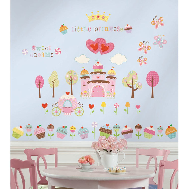 RoomMates. Αυτοκόλλητα τοίχου Cupcake Land.