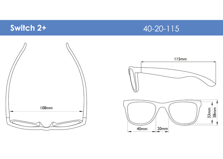 REAL SHADES. Παιδικά γυαλιά ηλίου Switch Toddler 2-4 ετών Light Blue/Purple