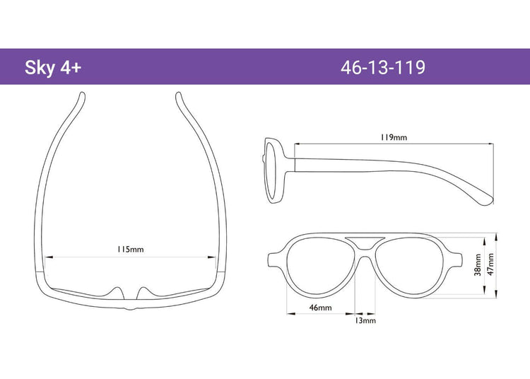 REAL SHADES. Παιδικά γυαλιά ηλίου Sky Kid 4-6 ετών Aqua