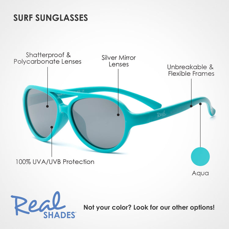 REAL SHADES. Παιδικά γυαλιά ηλίου Sky Youth 7+ ετών Aqua