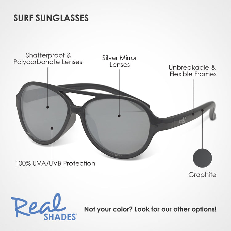 REAL SHADES. Παιδικά γυαλιά ηλίου Sky Youth 7+ ετών Graphite