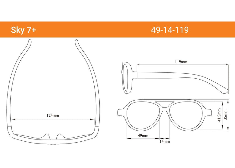 REAL SHADES. Παιδικά γυαλιά ηλίου Sky Youth 7+ ετών  White