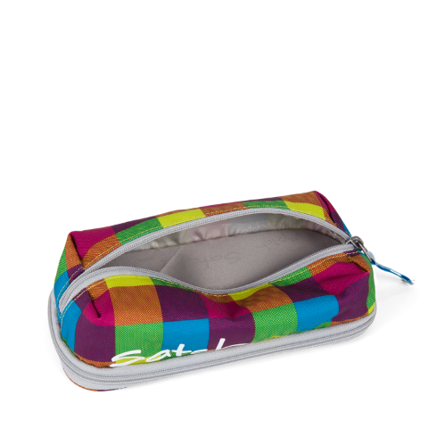 SATCH. Κασετίνα- μολυβοθήκη Beach Leach (καρό πολύχρωμο)