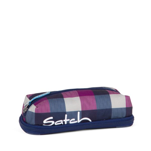 SATCH. Κασετίνα- μολυβοθήκη Beach Leach (καρό μοβ)