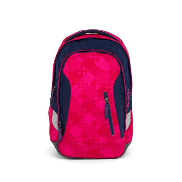 SATCH. Σακίδιο πλάτης Cherry Checks (μπλε-ροζ)