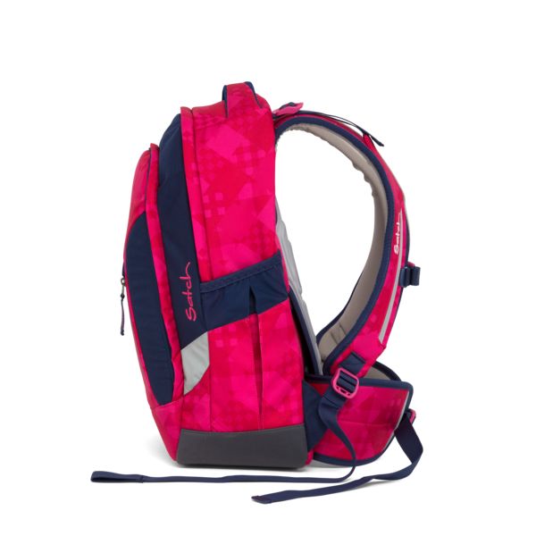 SATCH. Σακίδιο πλάτης Cherry Checks (μπλε-ροζ)