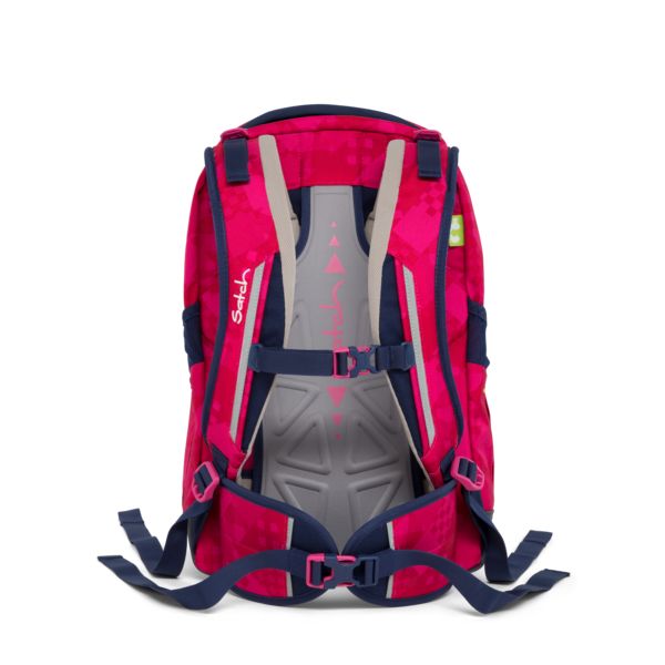 SATCH. Σακίδιο πλάτης Cherry Checks (μπλε-ροζ)