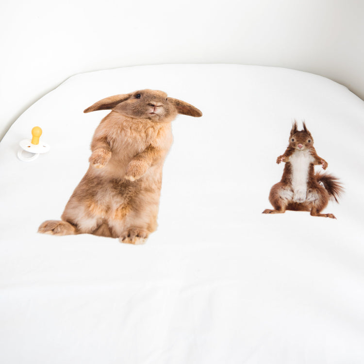 SNURK. Σεντόνι με λάστιχο Furry Friends 70Χ140