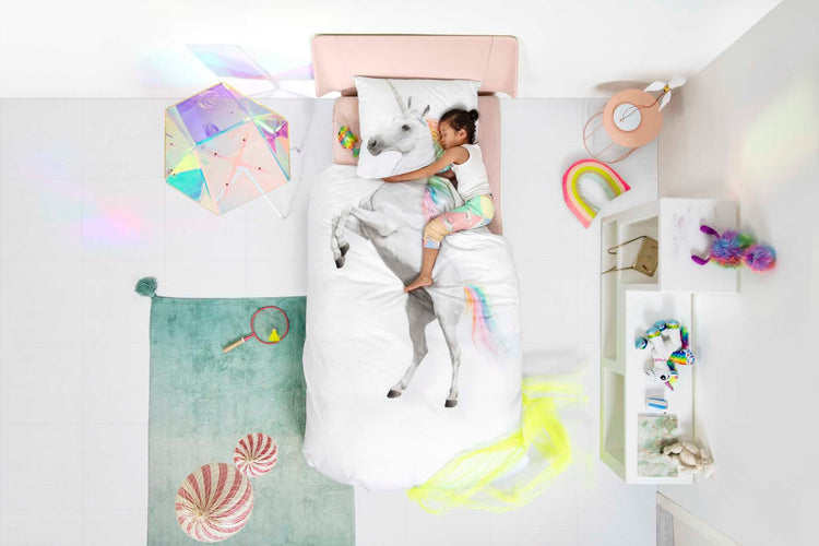 SNURK. Κλινοσκέπασμα Μονόκερος 160Χ220 - 50Χ70