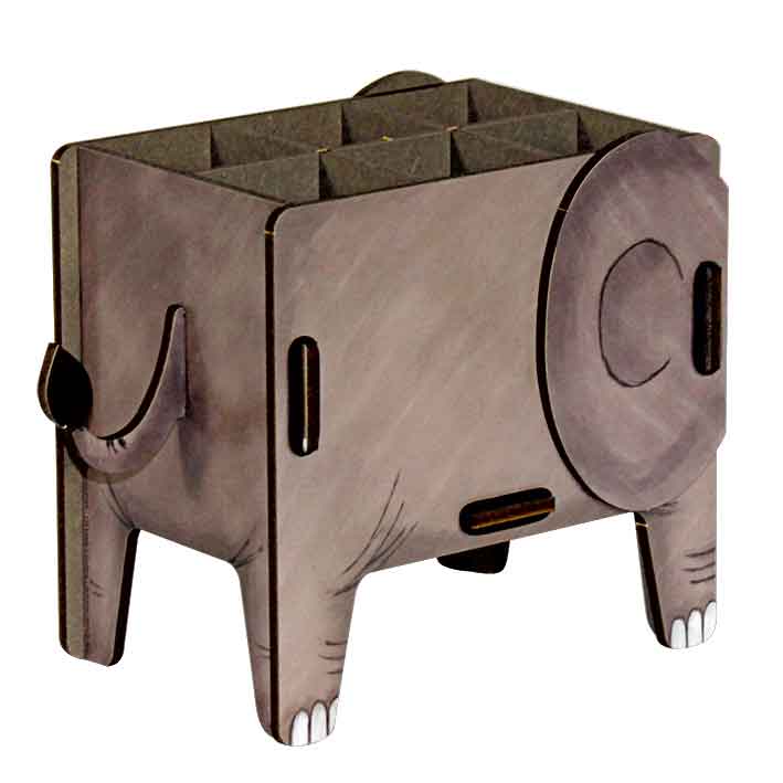 WERKHAUS. Μολυβοθήκη Ελεφαντάκι (γκρι)
