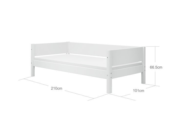 Flexa. Κρεβάτι καναπές White - 210εκ - Λευκό