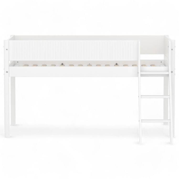 Flexa. Mid-high bed with slanting ladder