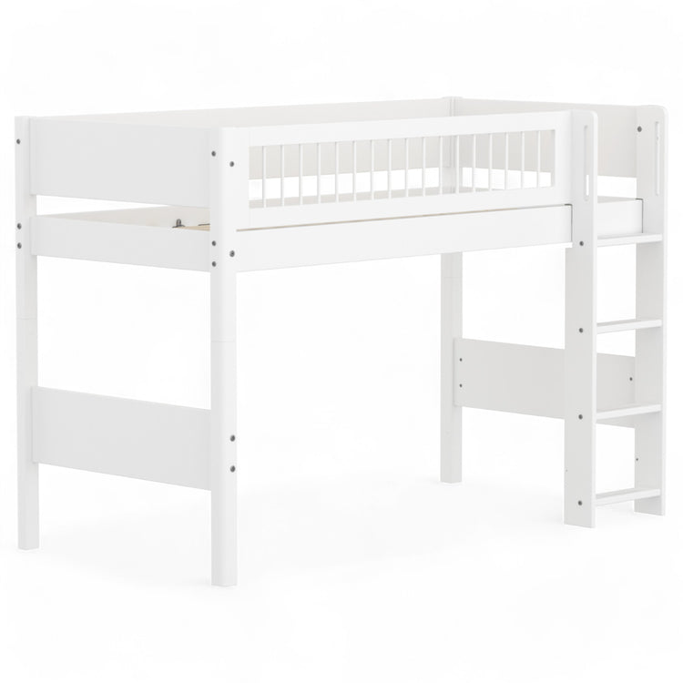 Flexa. Semi-high bed with straight ladder