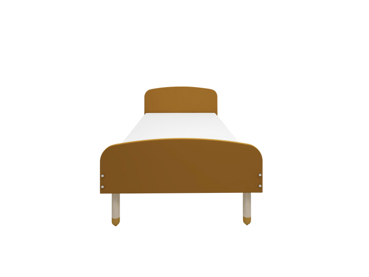 Flexa. Single bed Dots - 194cm - Mustard